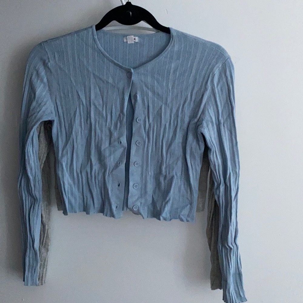Garage cropped cardigan